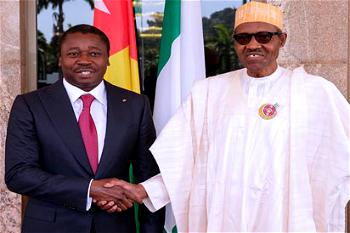 Photos: Buhari receives Togolese President, Gnassingbe in Abuja