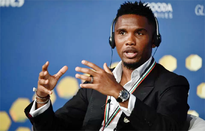 Samuel Eto denies giving money to migrants