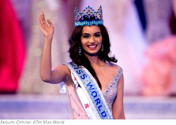 India’s Manuchi Chhillar new Miss World