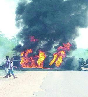 Njaba fire 8 Edo Libyan returnees burnt beyond recognition in road accident