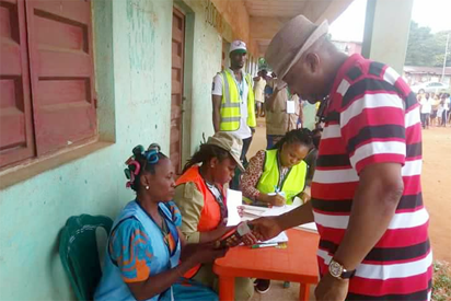 Anambra Election: Deputy Gov Nkem Okeke votes