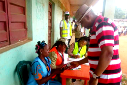 Anambra Election: Deputy Gov Nkem Okeke votes