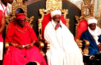 Photos: Oba Ewuare II visits Sultan of Sokoto
