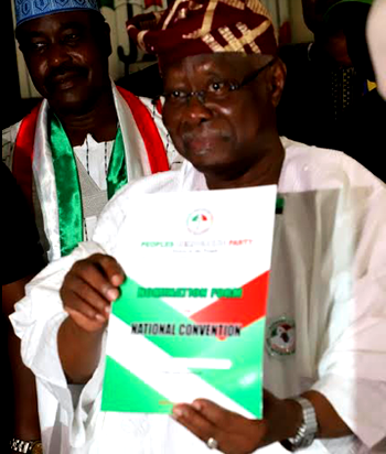 National Chairmanship tussle: Lagos PDP endorses Bode George