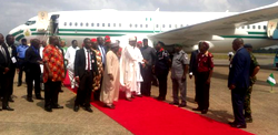 Breaking: Buhari commissions 700m length African Trans-Sahara route twin flyover from Enugu to Cameroon