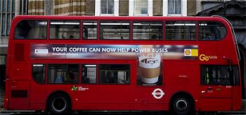 Shell, bio-bean, coffee-drinkers collaborate to help power London’s buses