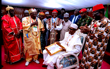 Photos: Buhari in Eboyin state