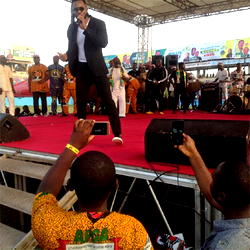 Photos: Nigerian stars drum support for Obiano’s Gov re-election