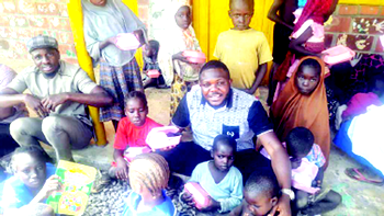 Foundation provides food for over 150 women, children in IDPs camp
