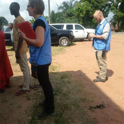 Anambra Decides: International Observers storm one polling unit in Okija