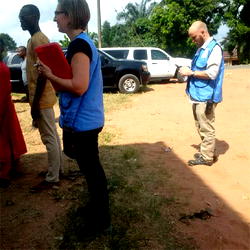 Anambra Decides: International Observers storm one polling unit in Okija