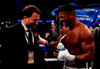 Joshua says promoter Hearn speaking to Fury about fight