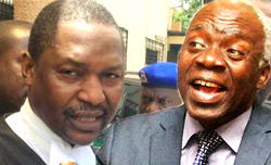 Falana challeneges Malami, denies buying property from Maina