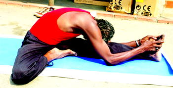 Forward bend posture
