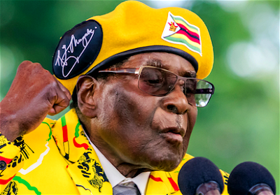 Body of former leader, Mugabe, arrives in Zimbabwe for burial