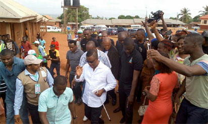 Photos: Obiano thrills electorates with dancing steps