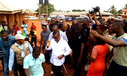 Photos: Obiano thrills electorates with dancing steps