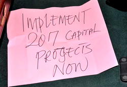 Photos: Failed protest at Buhari’s 2018 budget presentation