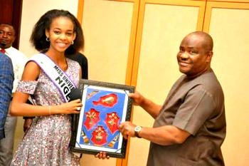 Governor Wike pledges support for African beauty queens