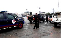 Video: Amaechi, Wike’s escorts clash