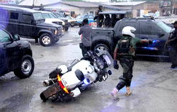 Scene of attack on Wike’s convoy in P/harcourt