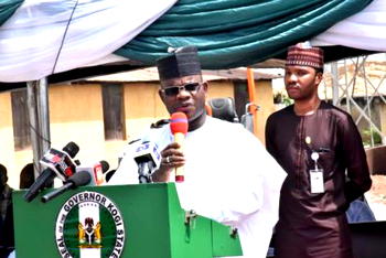 Kogi: Govenor Bello commissions road repair equipment