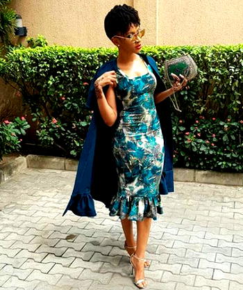 Adesua Wellington flaunts newly wedded look