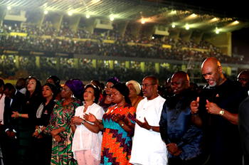 Ambode at Experience, hails Adefarasin for humanitarian interventions