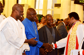 No vacancy in Enugu, Bishop Chukwuma tells Acting President Osinbajo