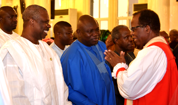 Photos: Gov. Ambode at 80th birthday thanksgiving service of Lt. Gen. Theophilus danjuma (rtd)