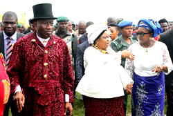 Photos: Jonathan, Patience, Wike at Kalama-Sokobe’s burial