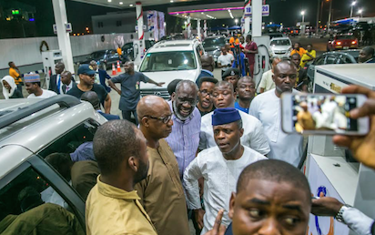 OSINBAJO6 DPR turns Santa Claus in Ogun, offers free petrol