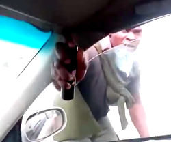 Video: Police officer sprays tear gas directly on lady’s face