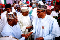Photos:  Buhari holds town hall meeting in Kano