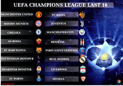 Champions League last-16 draw: Anxiety as Barca, Madrid, Tottenham, City, Man Utd know foes