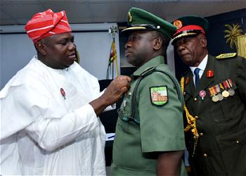 Ambode donates N25m, bags of rice to families of fallen heroes