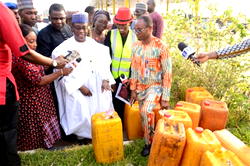 Baru arrests 2 with petrol jerry cans, says fuel queues clear