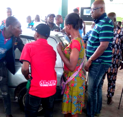 Fayose supervises sales of fuel  at control  price of N145