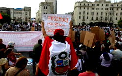 Protest hits Peru over ex-President’s pardon
