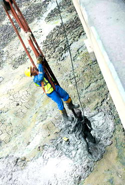 Photos: Man rescued from quicksand