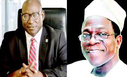 From L-R: •Guinness Nigeria Chairman, Babatunde Savage and •Nigeria Breweries Chairman, Kolawole Jamodu