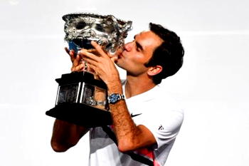 Tearful Federer wins Australian Open for 20th Slam title