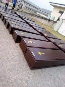 Benue dead1 Benue received 73 corpses in return despite massive support to APC – Bishop Avenya