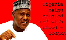 Nigeria being painted red with blood – Dogara