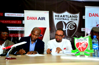 Dana Air extends sponsorship deal for Heartland FC