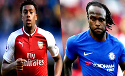 LONDON DERBY: Iwobi battles Moses