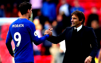 Conte backs misfiring Morata