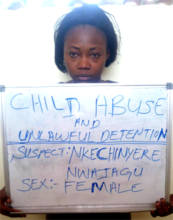 Police arrest female banker who locked maid inside Lagos apartment