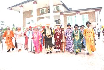 Etsu Nupe, Oluwo, Eze Dick, others storm Rivers for Eleme monarch