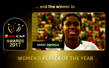 BREAKING: Oshoala wins African Women player of the year award